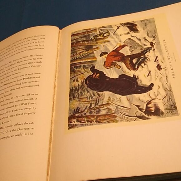 Vintage Mr. Currier & Mr. Ives Hardcover Book A Note on Their Lives and Times - Picture 5 of 11